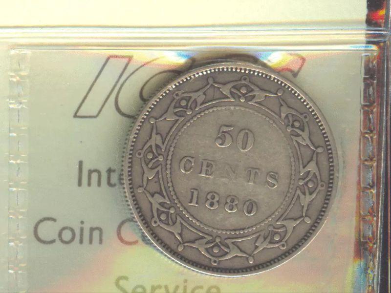 Nice Old Coin 1880 50 CENTS