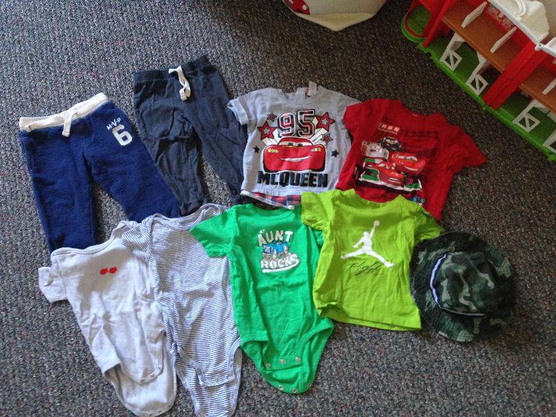 Bag of Baby Boy Clothes
