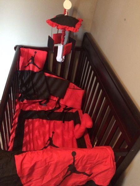 Custom made Michael Jordan Crib bedding