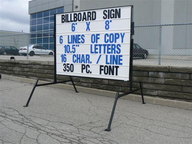 White Portable Signs