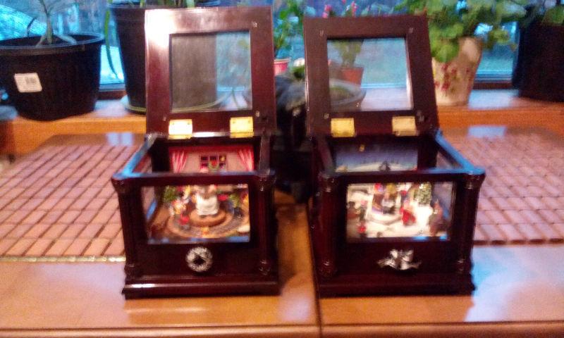 christman music boxes