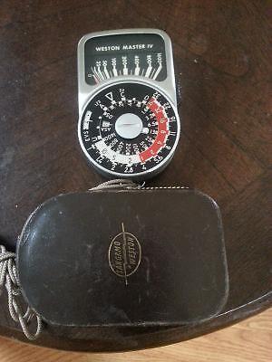 Vintage Weston Master IV light meter