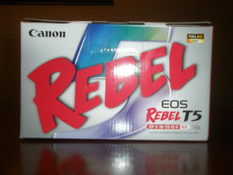 Canon EOS Rebel T5 18MP DSLR Camera with EF-S 18-55mm IS II Lens