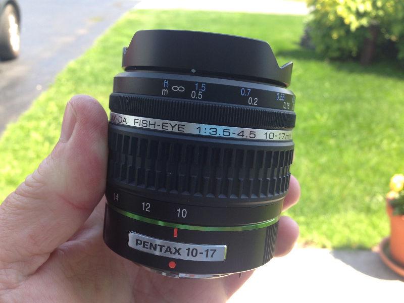 Pentax Fish-eye camera lens
