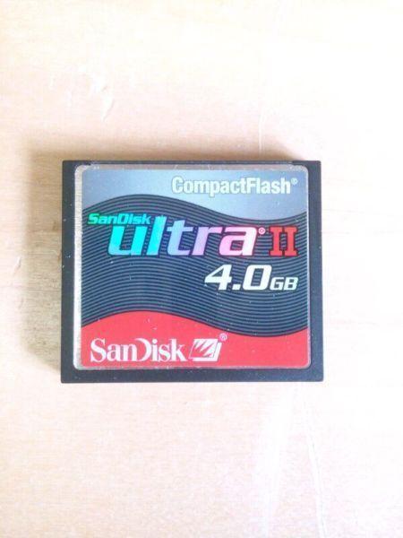 Sandisk 4GB Compact Flash Card