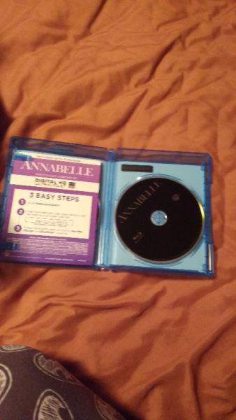 Selling Blu-ray copy of Annabelle $5.00