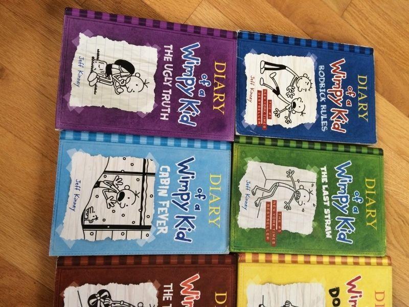 Diary of Wimpy Kid Books 2 - 7 Three Hard Covered. Mint Cond
