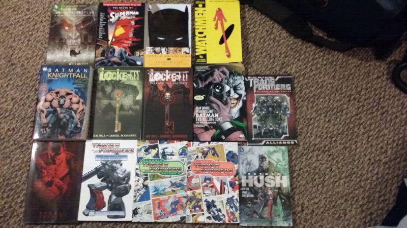 Graphic Novels Soft and Hardcovers