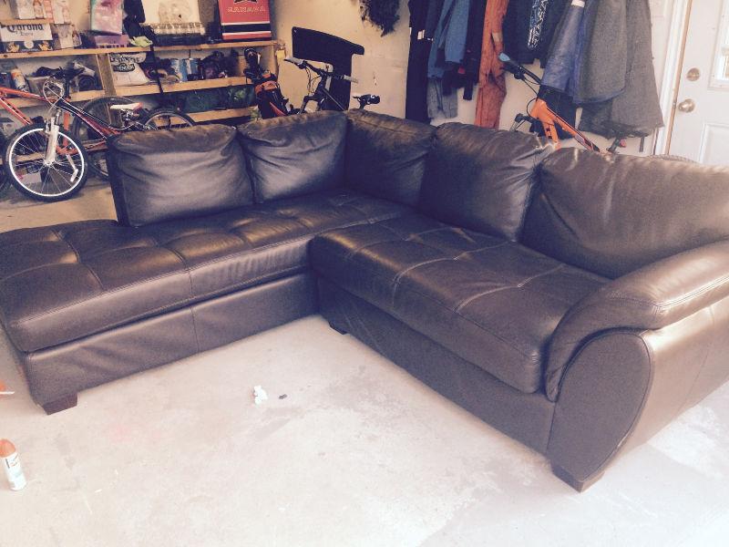 Leather Sectional - Costco