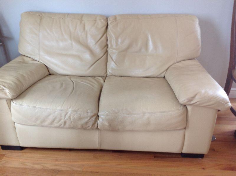 Love Seat, Chair and Ottoman For Sale