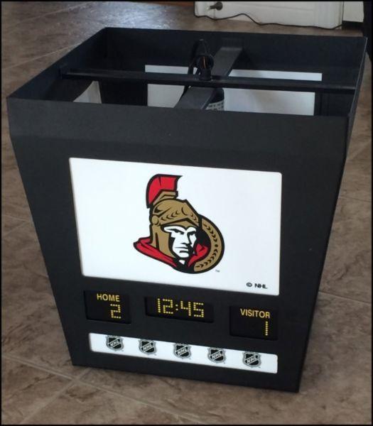 Ottawa Senators Score Board Light for Sale