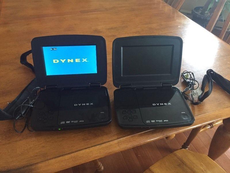 Two Portable DVD players with chargers $40 each