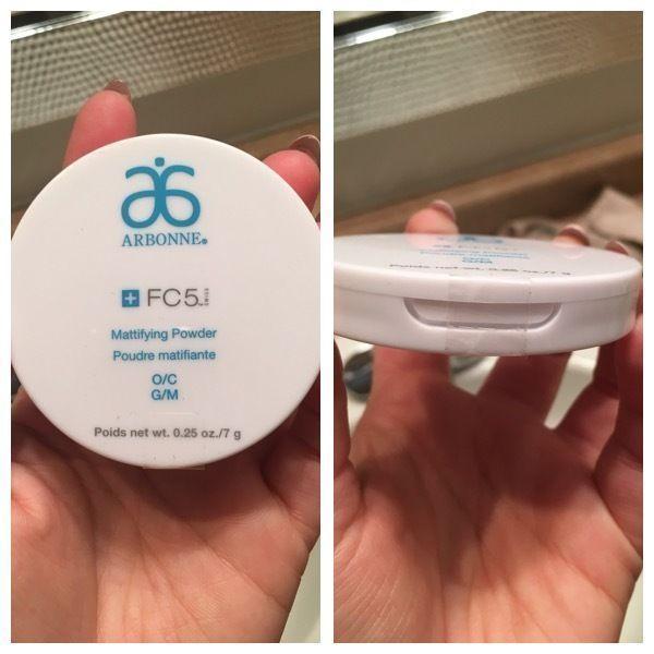 Arbonne mattifying powder