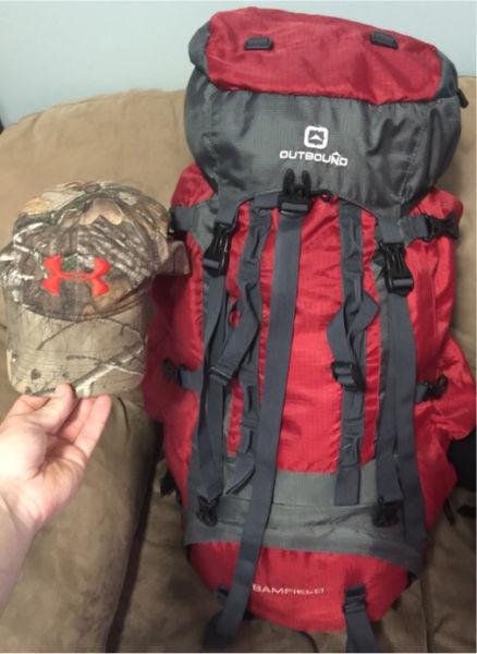 75gal hiking bag in good shape and cleaned message with a price