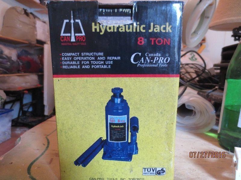 8 ton bottle jack by can pro in original box