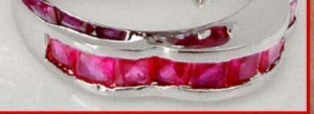 PINK RUBY GEMS in 925 SOLID STERLING SILVER Ring Set Sz 8.5