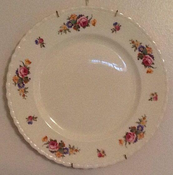 10 inch PLATE made in England. Also serving dishes, candle wax d