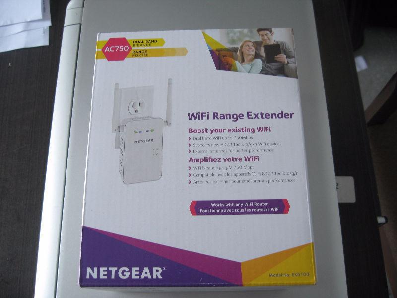 NETGEAR AC750 Wi-Fi Range Extender (EX6100) - White