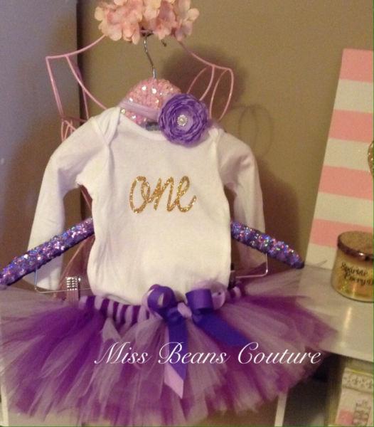 First Birthday tutu set