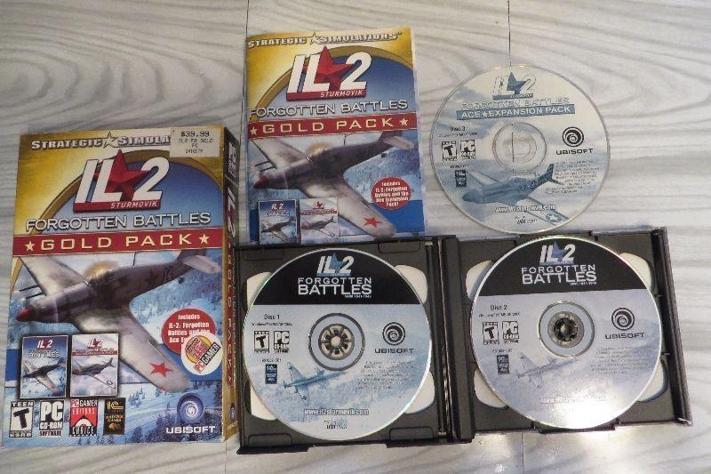 IL 2 Forgotten Battles Gold Pack- used