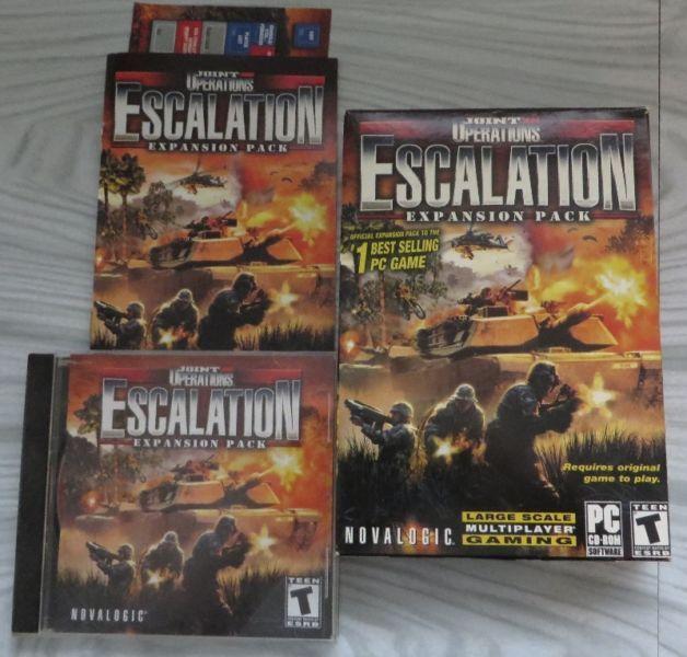 Joint Operations Escalation expansion pack. PC Game-used