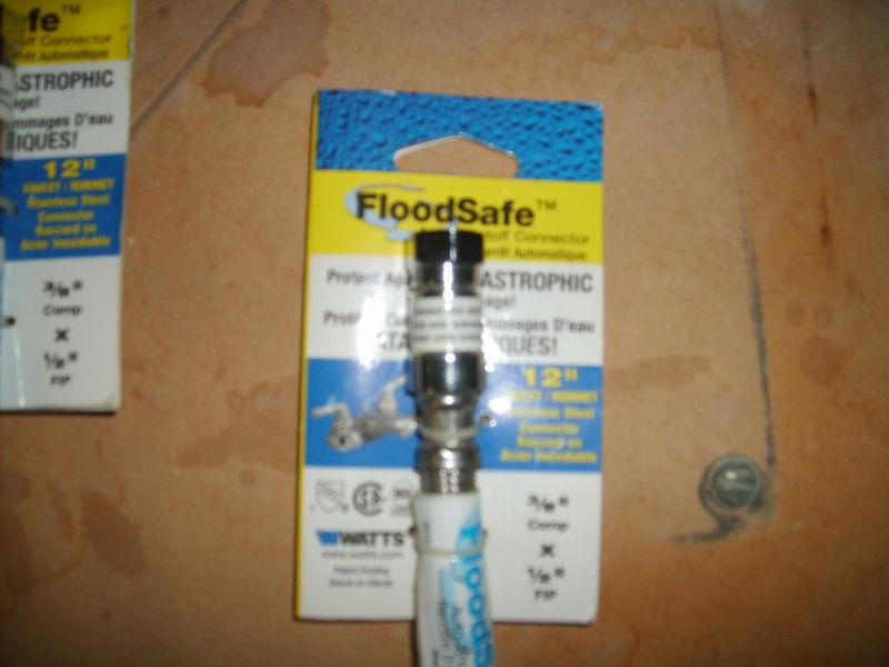 FLEX HOSES -Auto shutoff connectors-3/8