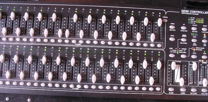dmx 24 48 scene setter stage light controller console