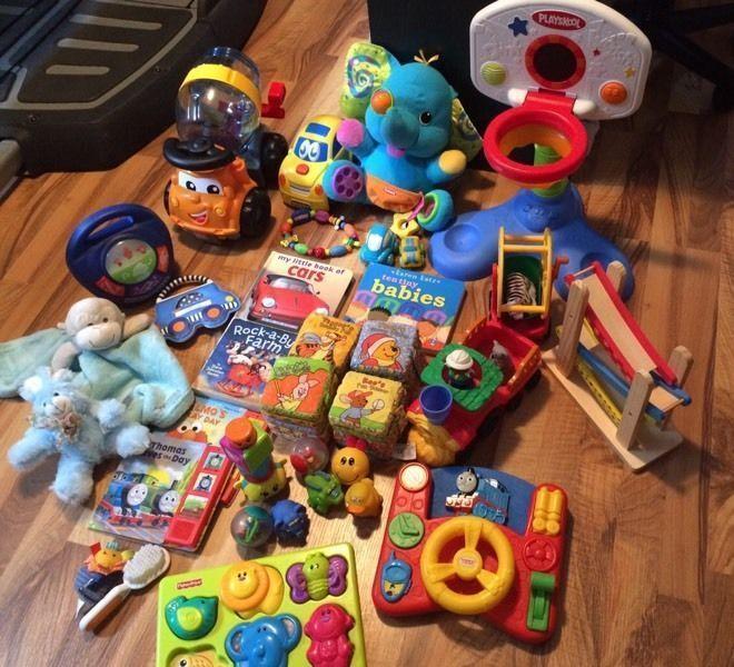 Bag of toddler toys