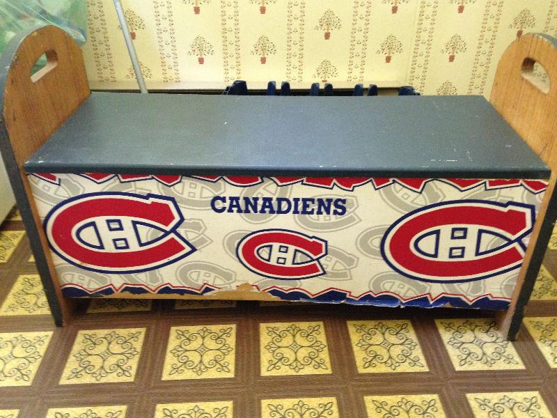 Montreal Canadiens Toy Box/Bench