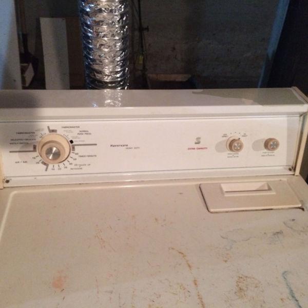 Kenmore Washer and Dryer Set