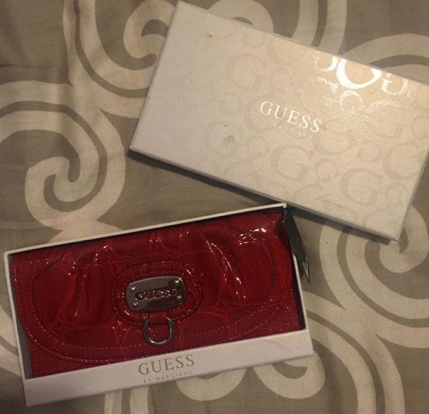 Brand New Guess Wallet - Red