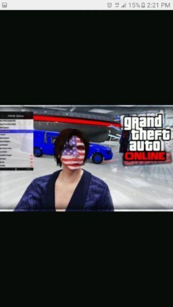 GTA 5 MODDED ACCOUNTS WORKS FOR ALL CONSOLES $20
