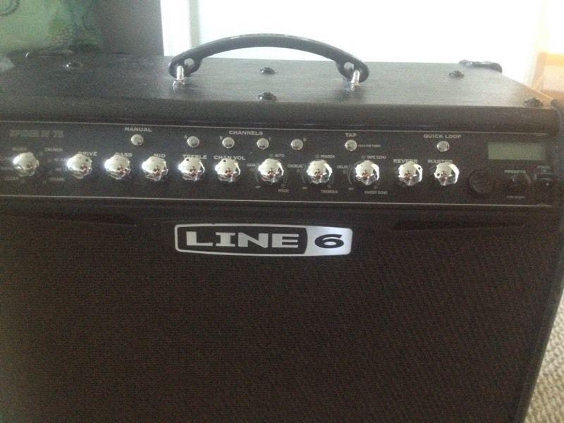 Line 6 Spider iv 75 watt guitar amp