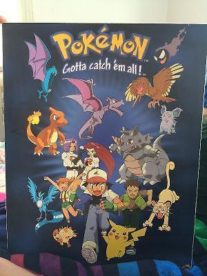 Original Pokemon Gotta Catch Em All 16x20 wooden poster