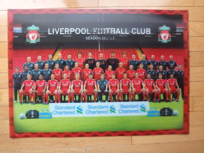 2011/2012 Liverpool Soccer Team Poster in 3D - 26
