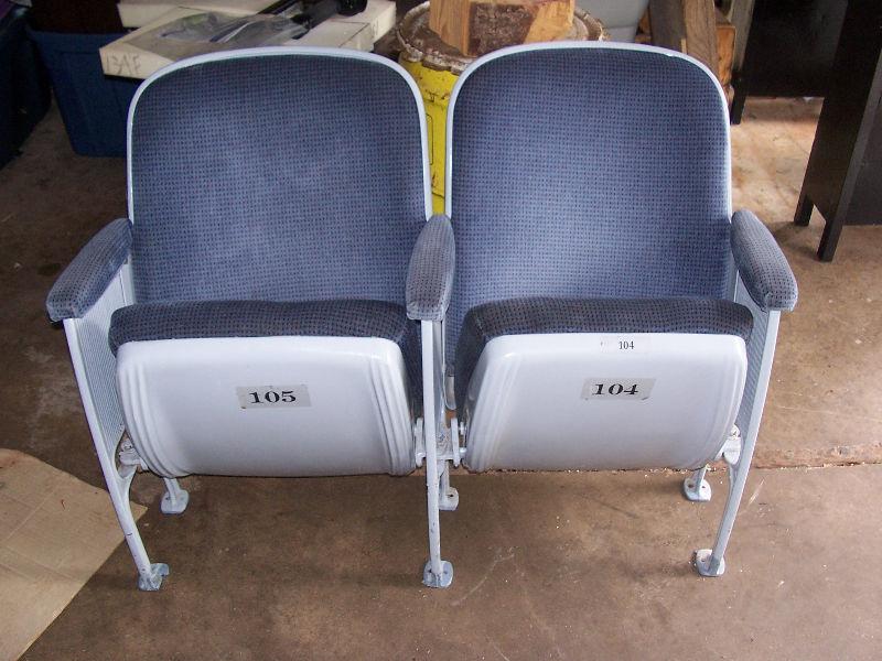 Vintage Theatre Seats As Priced Below