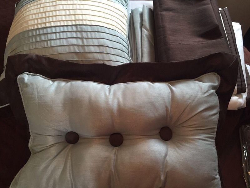 Mint, Chocolate & Cream Bed-In-A-Bag (excluding comforter)