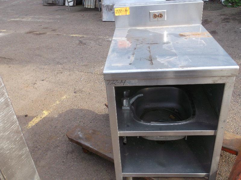 Stainless Steel Counter with Sink, #772-14