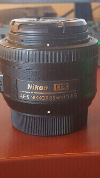 AF-S Nikkor 35mm 1:1.8G 150$ OBO