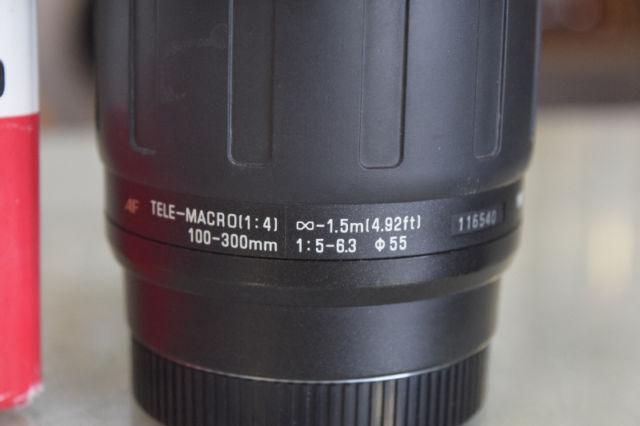 **GREAT DEAL** TAMRON AF 100-300MM F/5-6.3 Macro Lens