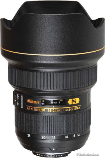 NIKON 14-24mm f2.8 full frame ultrawide zoom lens