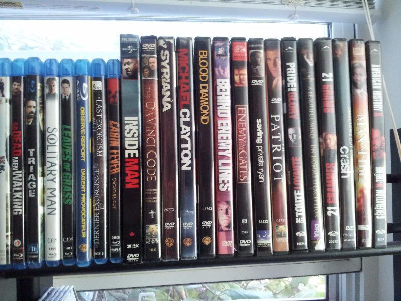 DVD's and Blu Rays (For Sale or Trade)