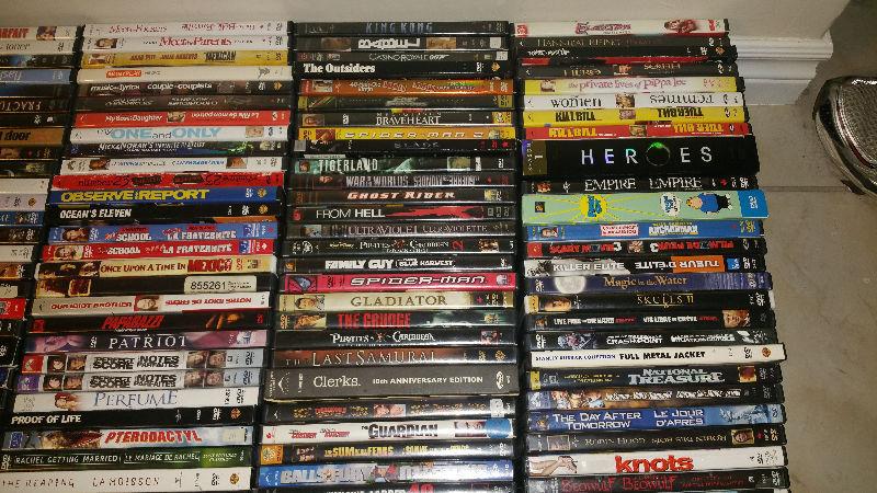 Collection of ~550 DVDs - Movies & TV Seasons!