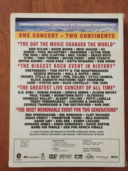 Live Aid 4 DVD Set