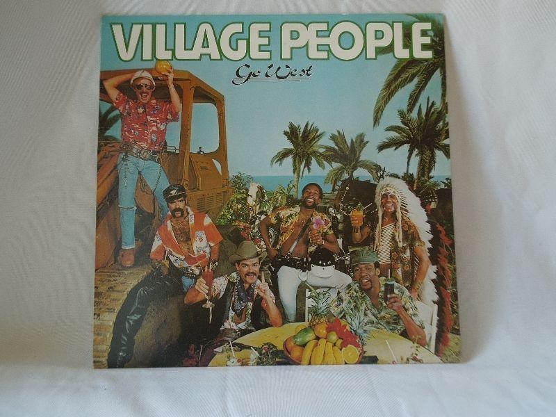 The Village People - LP vinyl records (3) Albums Plus Poster
