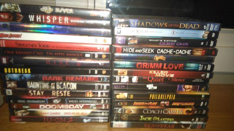 Lots of dvds- various genres