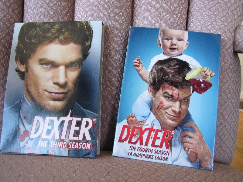 Dexter-3rd and 4th seasons on DVD