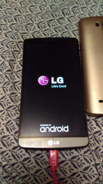 32 GB LG G3 (LG-D852) with gold flip case --- Pick up only!