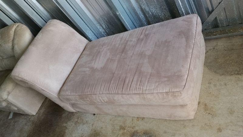 microfiber chaise lounge delivery included