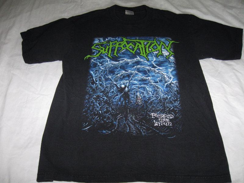 Suffocation-Pierced From Within-Medium Size T-Shirt + jeans +